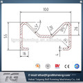 Automatic w shaped steel roll forming machine w purlin roll forming machine water wave machine